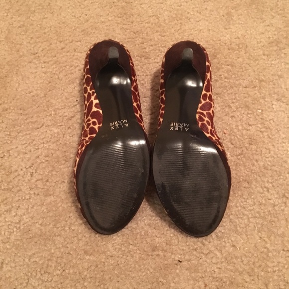 Alex Marie Cheetah Print Heels Size 8 1/2 - Picture 3 of 3